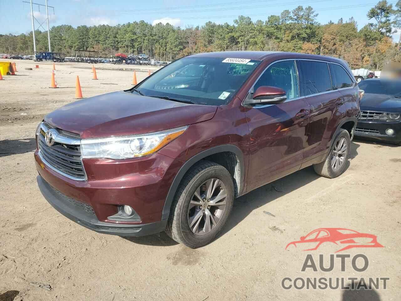 TOYOTA HIGHLANDER 2015 - 5TDZKRFH2FS055977