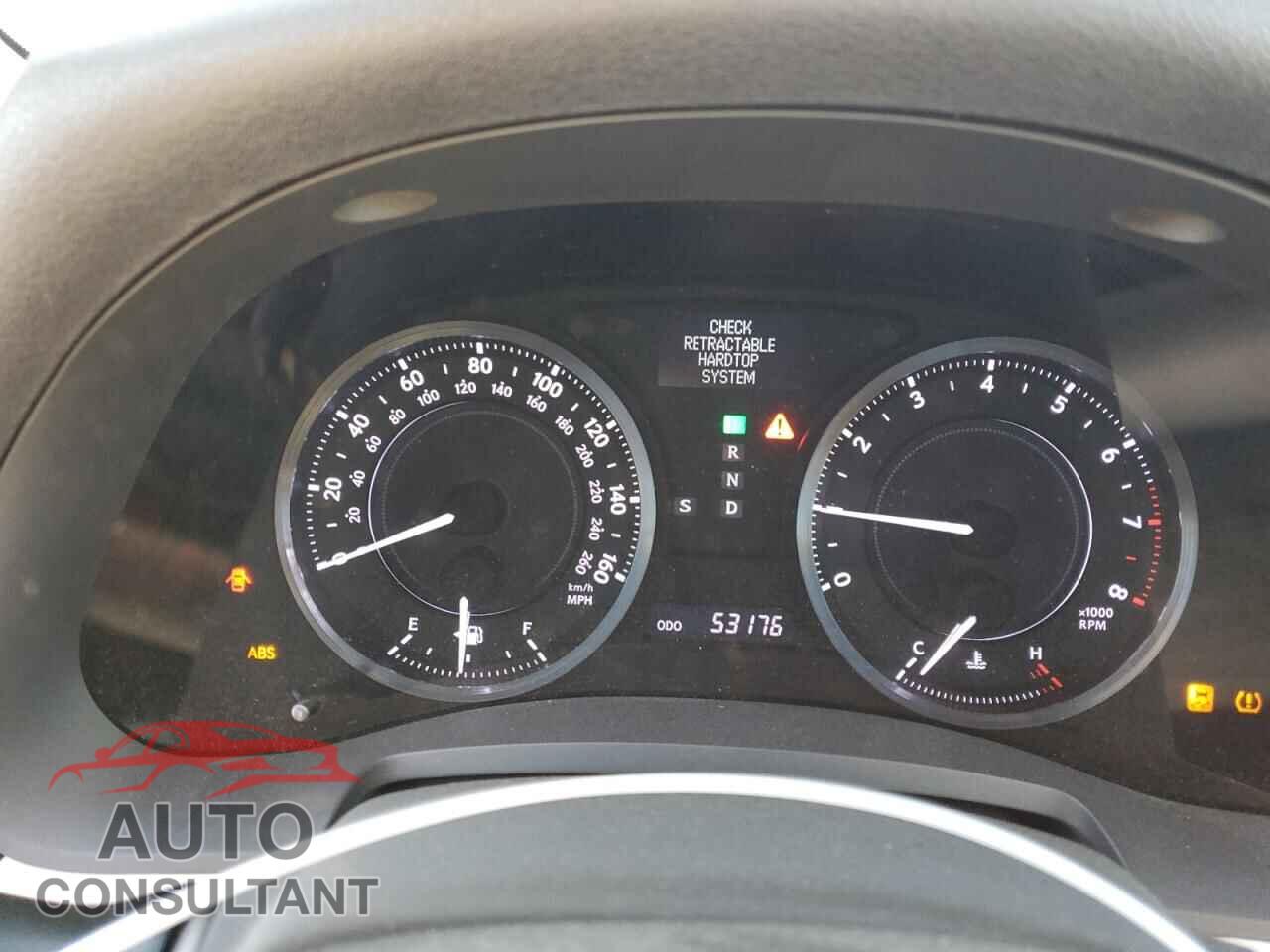 LEXUS IS 2013 - JTHFF2C27D2527933