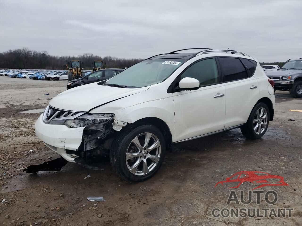 NISSAN MURANO 2012 - JN8AZ1MU2CW103472
