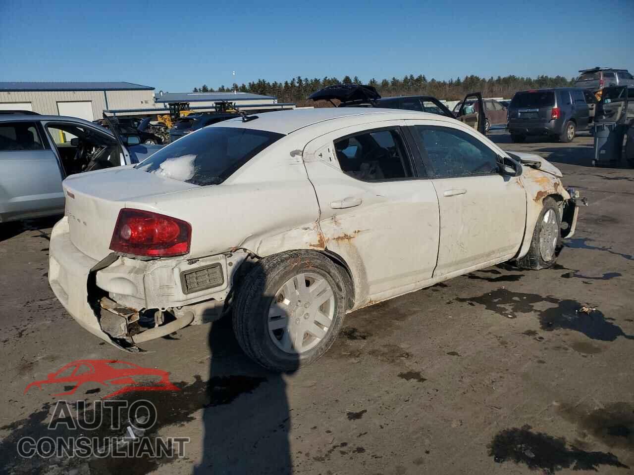 DODGE AVENGER 2012 - 1C3CDZAB7CN221449