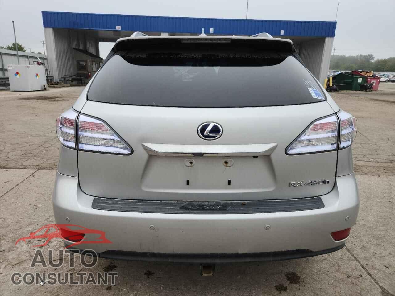 LEXUS RX450 2011 - JTJBC1BA7B2039992