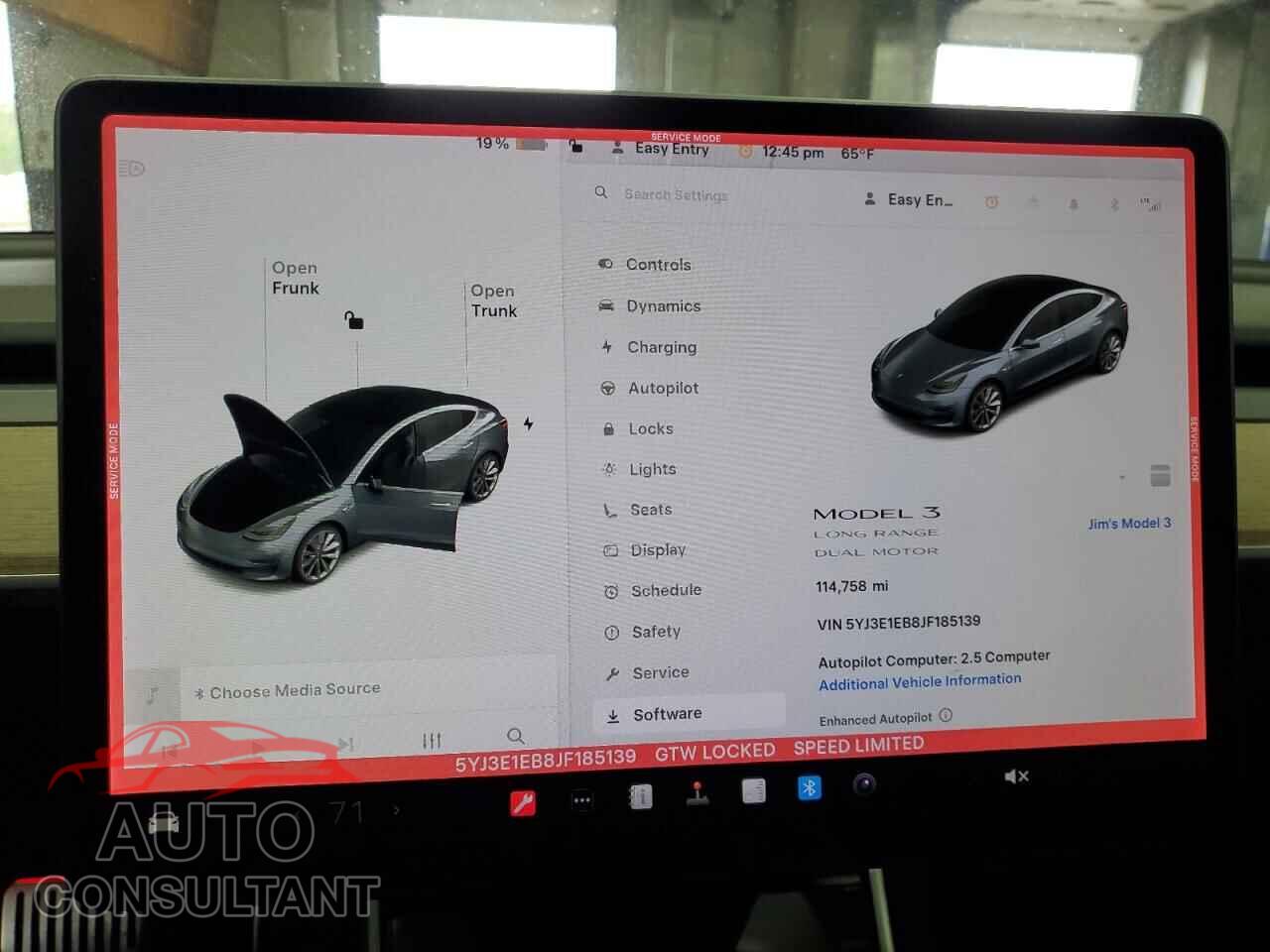TESLA MODEL 3 2018 - 5YJ3E1EB8JF185139