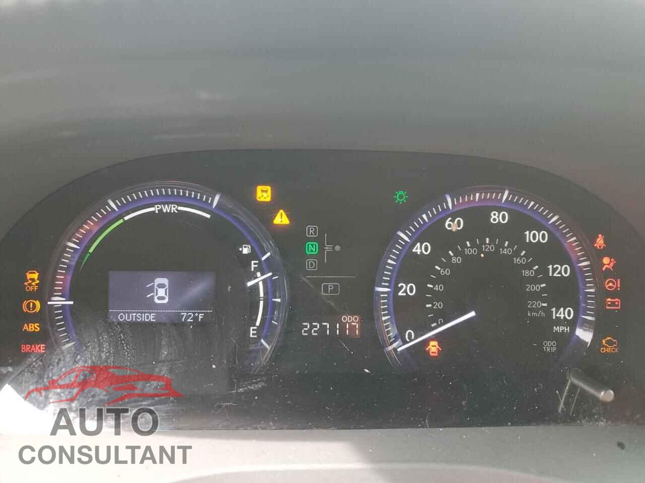 LEXUS HS 2010 - JTHBB1BA3A2004157
