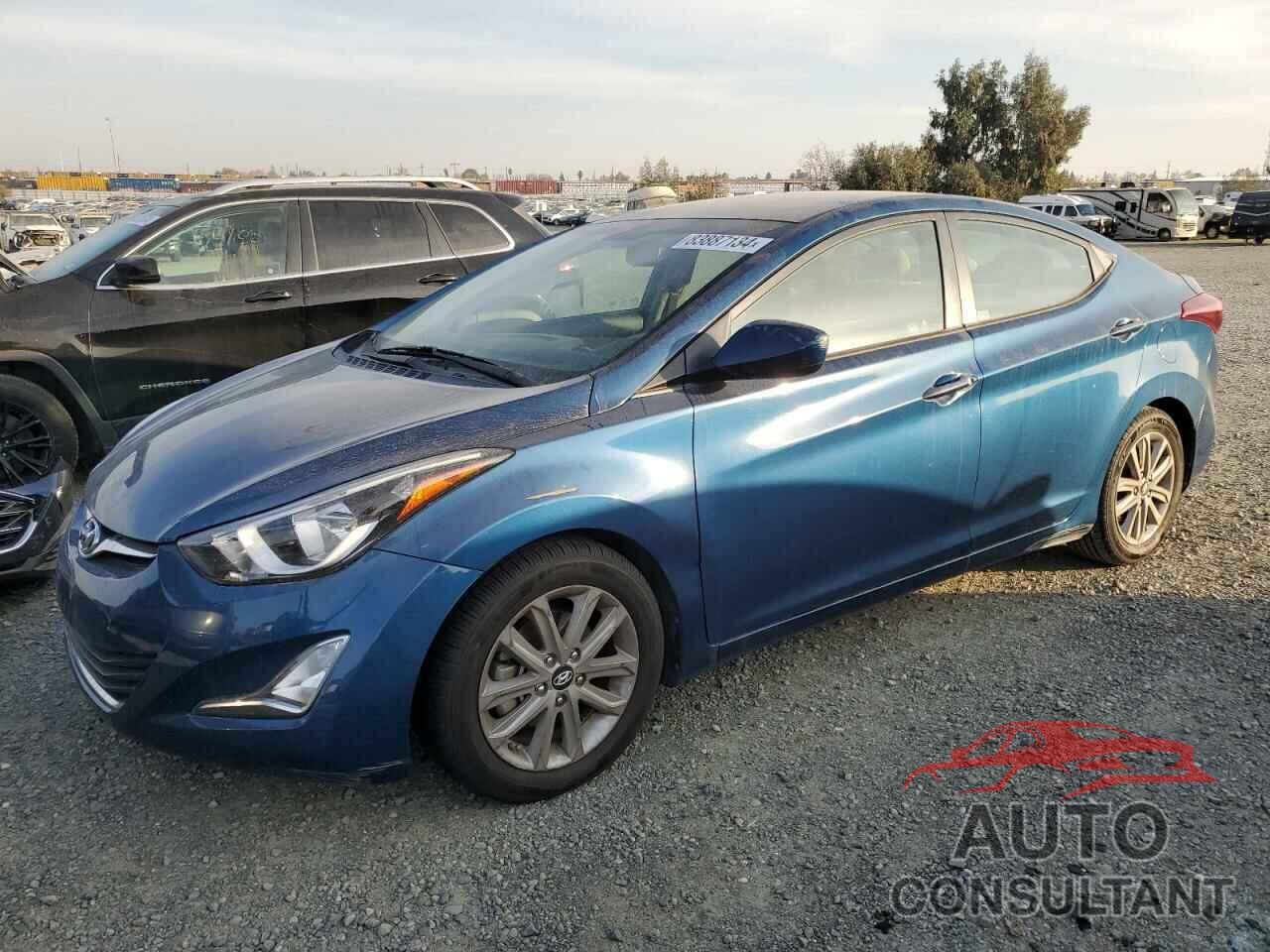 HYUNDAI ELANTRA 2014 - KMHDH4AE1EU052776