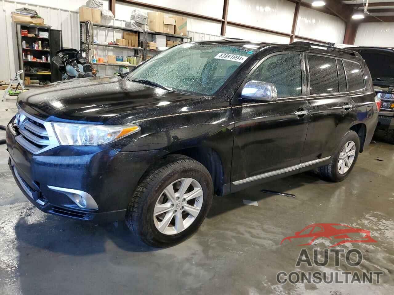 TOYOTA HIGHLANDER 2012 - 5TDZK3EH1CS080704