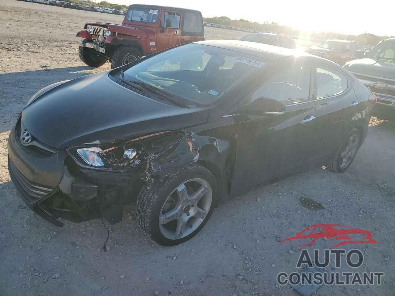 HYUNDAI ELANTRA 2014 - KMHDH4AE5EU166621