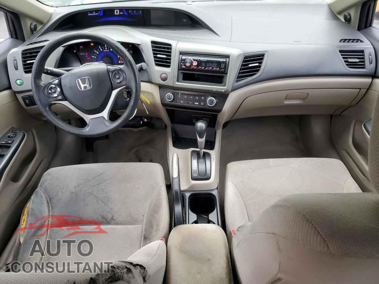 HONDA CIVIC 2012 - 19XFB2F59CE304524
