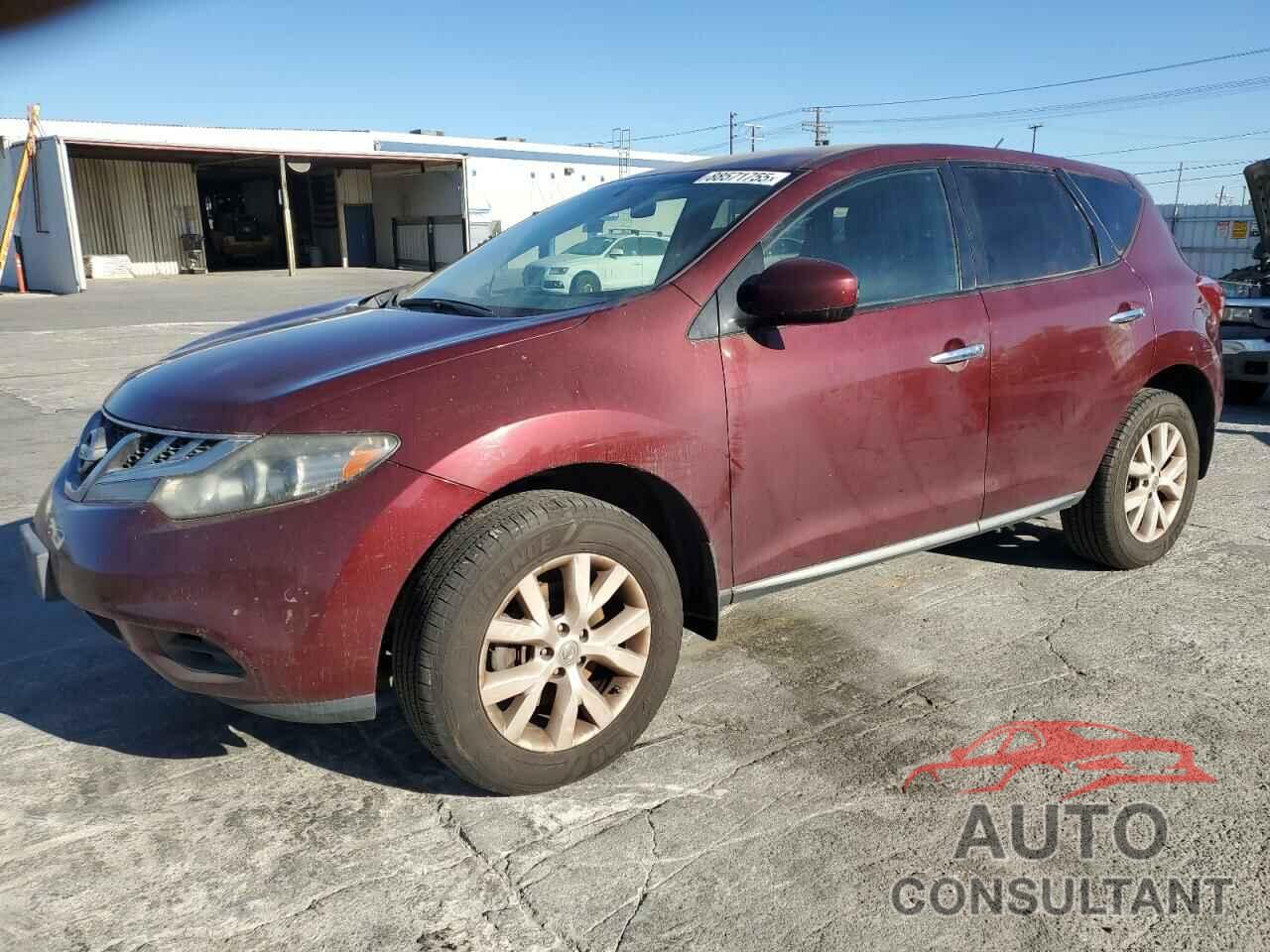 NISSAN MURANO 2012 - JN8AZ1MUXCW112940