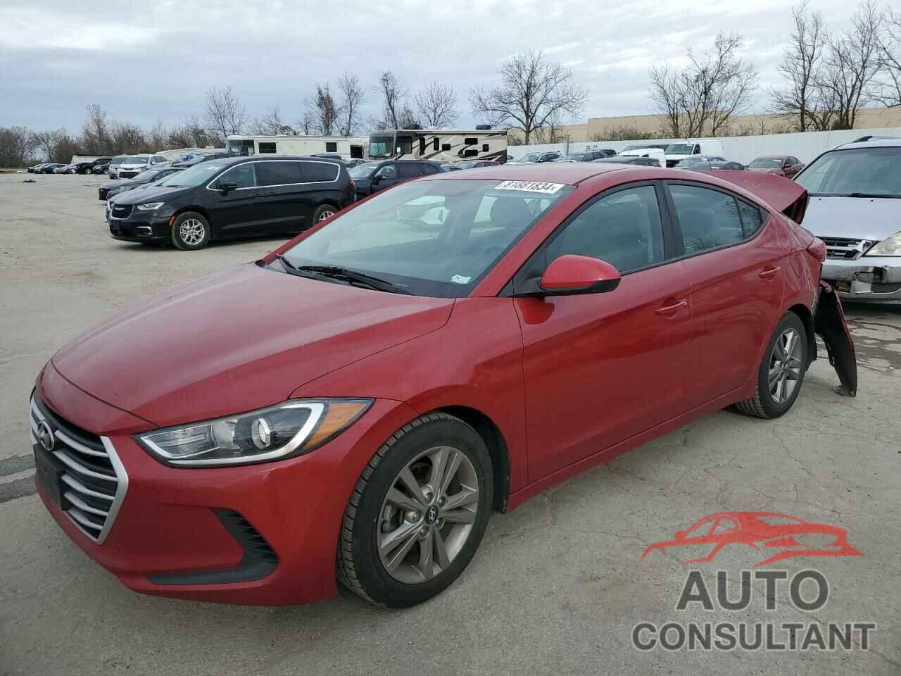 HYUNDAI ELANTRA 2017 - KMHD84LF2HU138060
