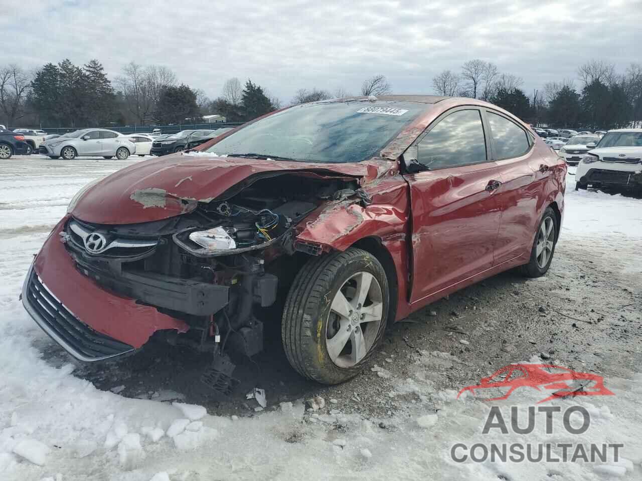 HYUNDAI ELANTRA 2013 - KMHDH4AE0DU626945