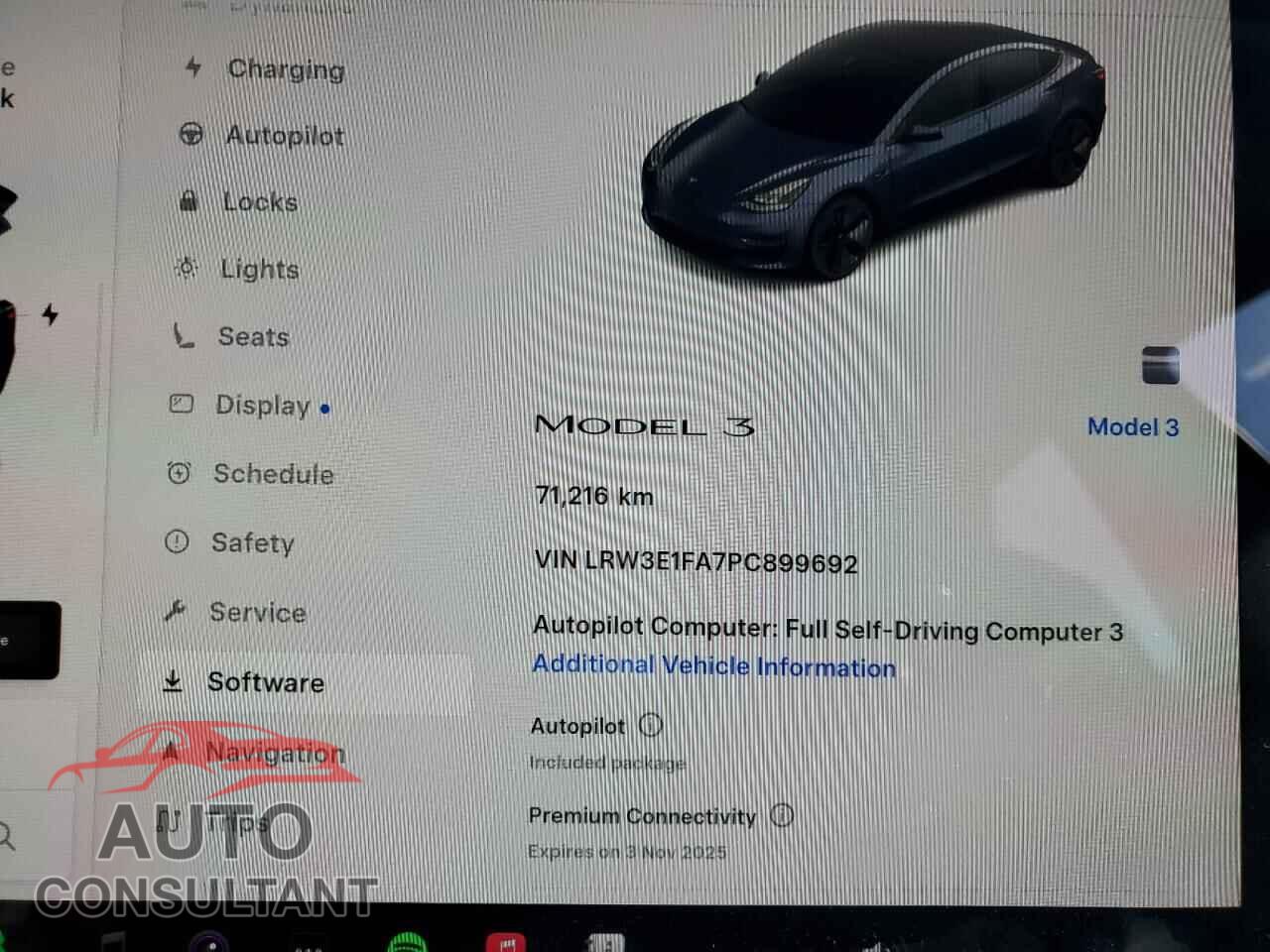 TESLA MODEL 3 2023 - LRW3E1FA7PC899692