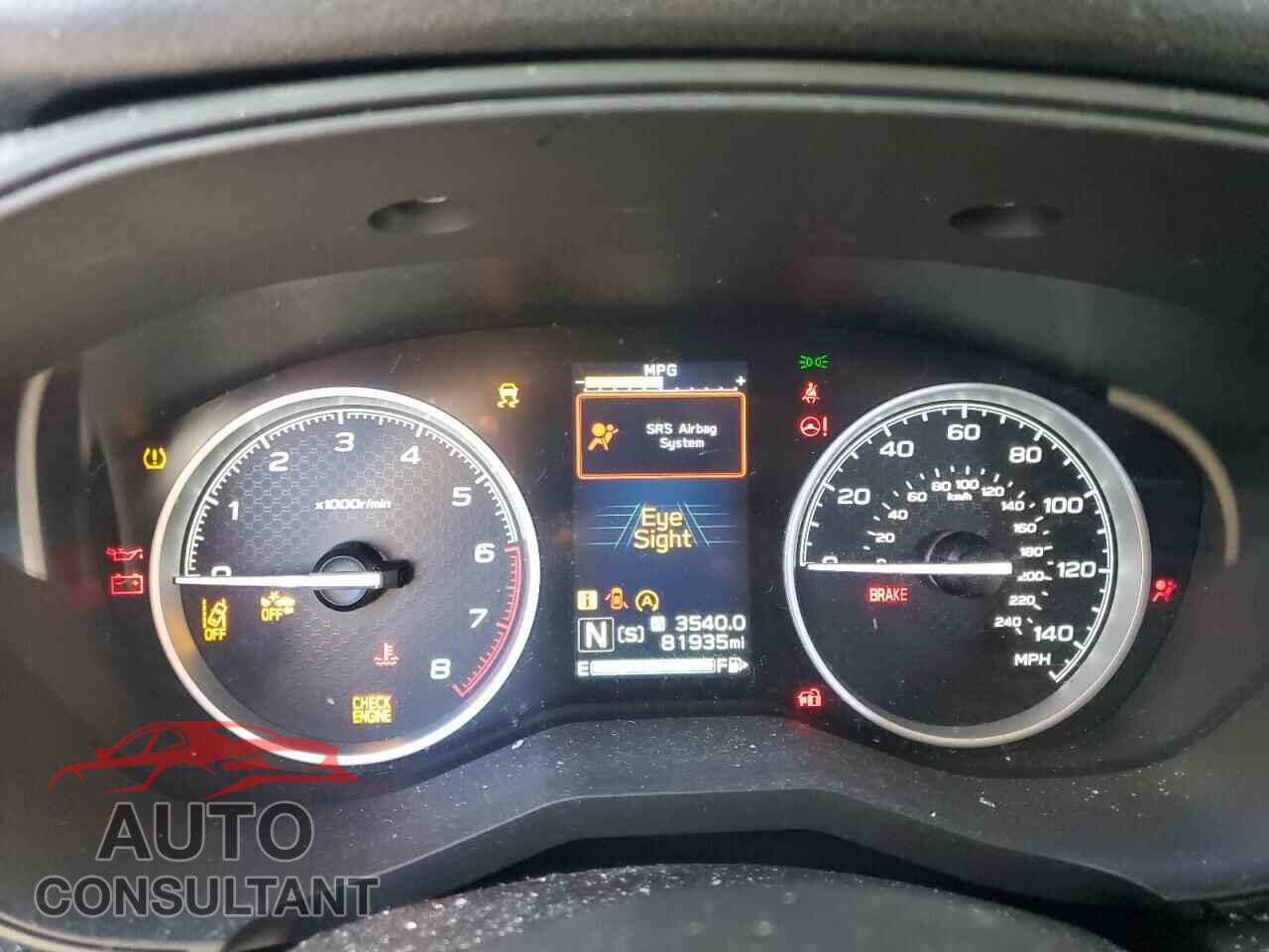 SUBARU FORESTER 2019 - JF2SKAEC5KH477833