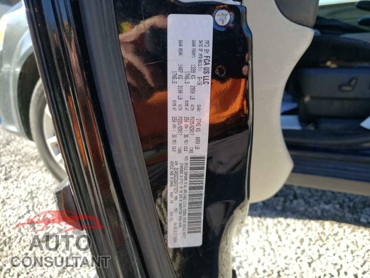 DODGE CARAVAN 2016 - 2C4RDGCG9GR379254