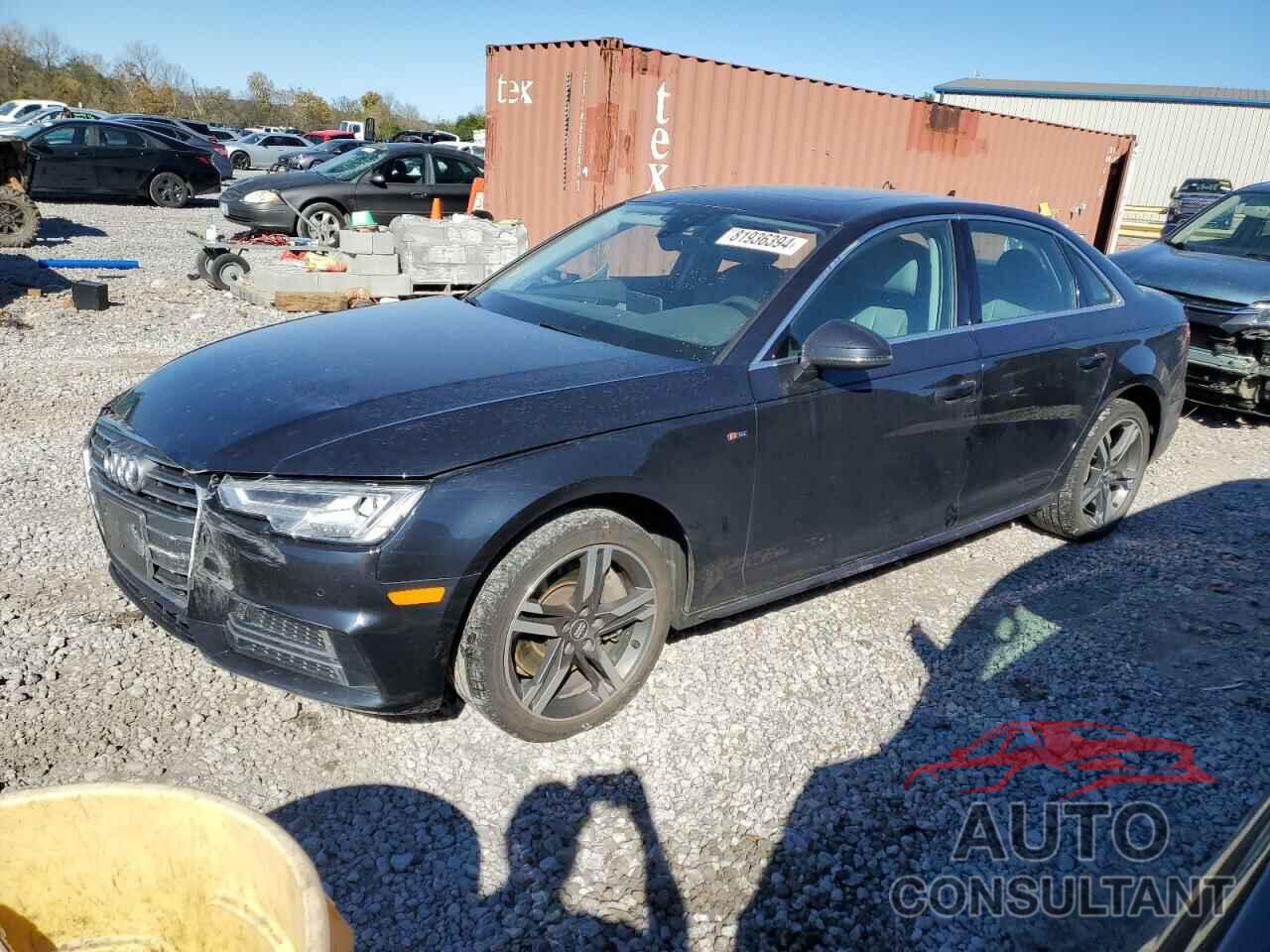 AUDI A4 2017 - WAUENAF49HN017754