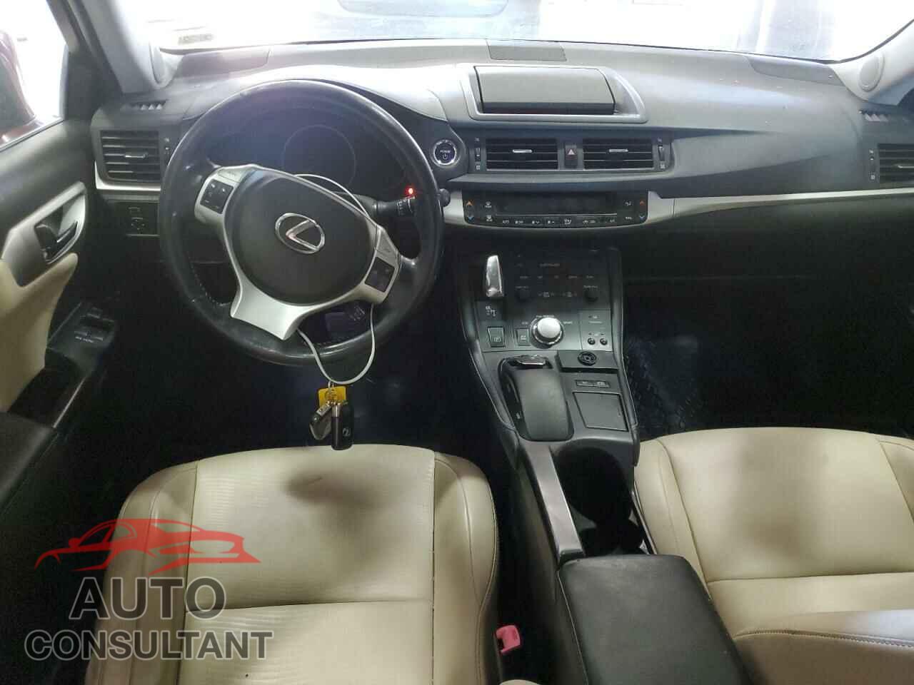 LEXUS CT 200 2012 - JTHKD5BH7C2113593