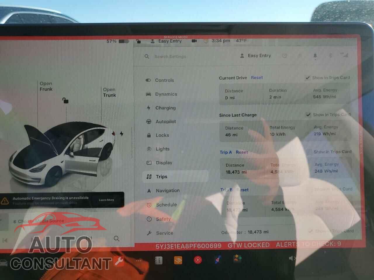 TESLA MODEL 3 2023 - 5YJ3E1EA8PF600699