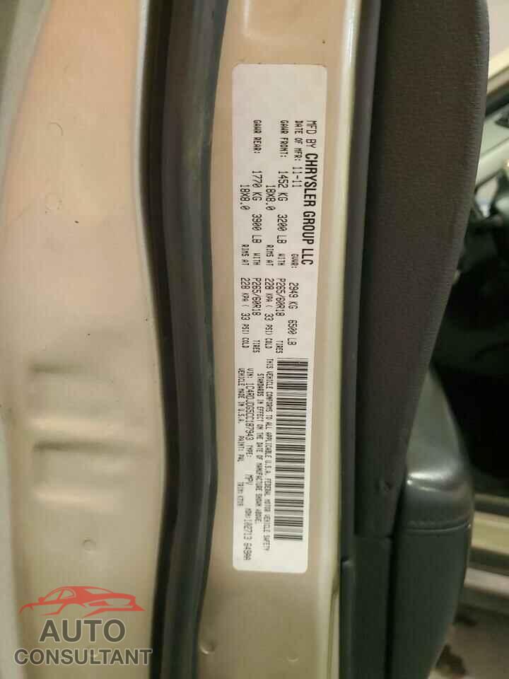 DODGE DURANGO 2012 - 1C4RDJDG5CC187943