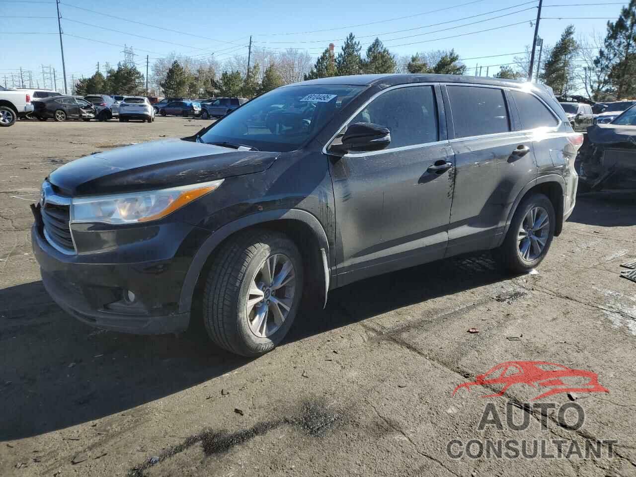TOYOTA HIGHLANDER 2016 - 5TDBKRFH9GS353848