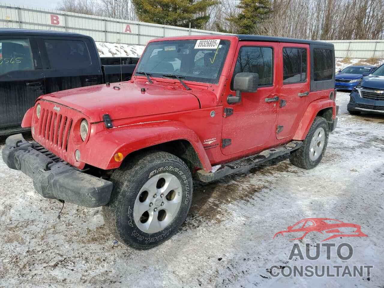 JEEP WRANGLER 2014 - 1C4BJWEG9EL108816
