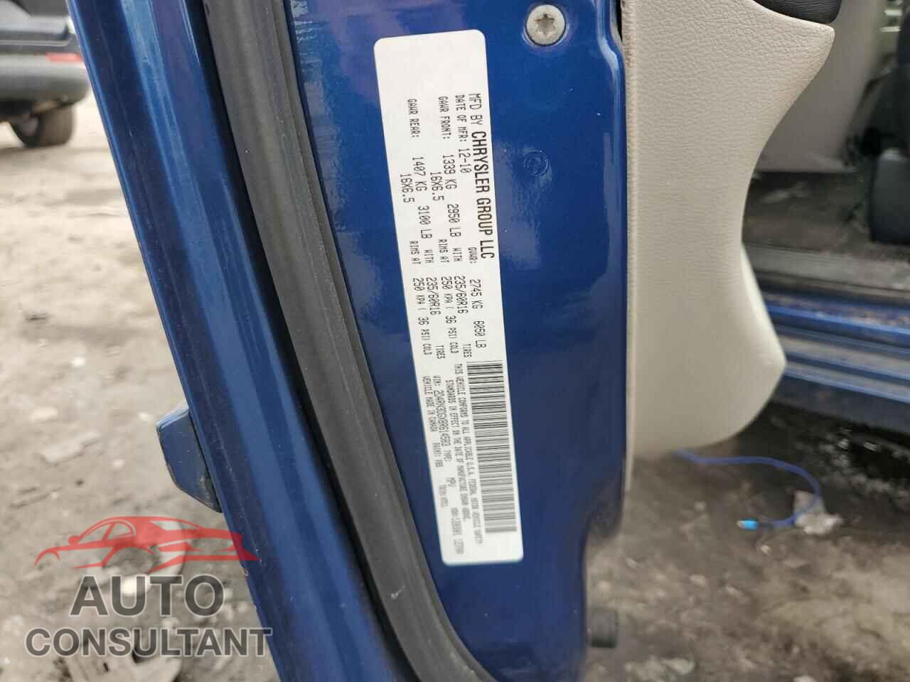DODGE CARAVAN 2011 - 2D4RN3DGXBR614583