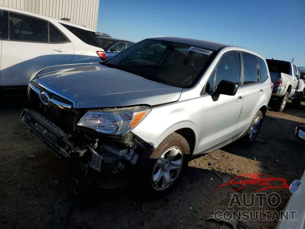 SUBARU FORESTER 2016 - JF2SJAAC2GG442687