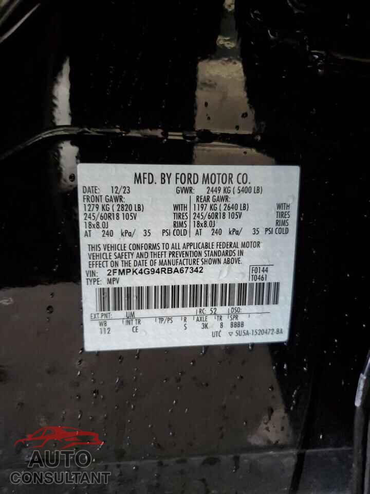 FORD EDGE 2024 - 2FMPK4G94RBA67342