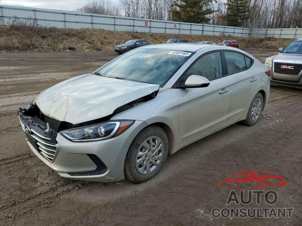 HYUNDAI ELANTRA 2017 - KMHD74LF5HU390307