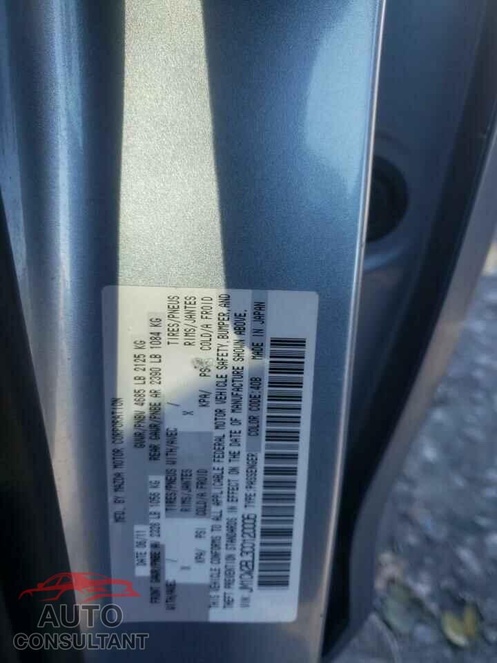 MAZDA 5 2012 - JM1CW2BL3C0120006