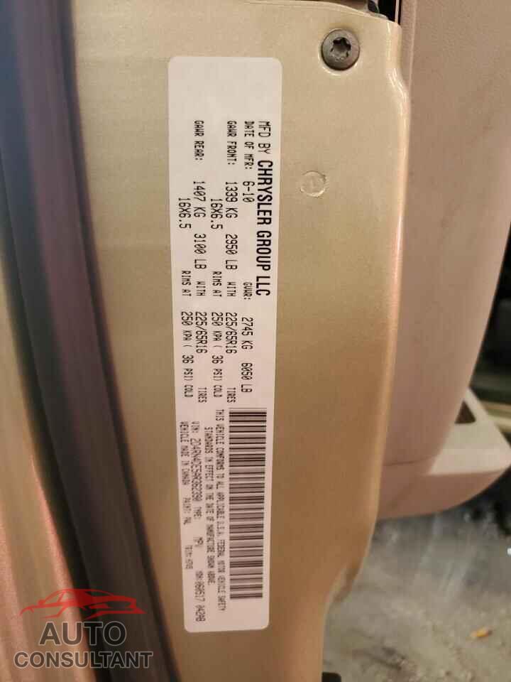 DODGE CARAVAN 2010 - 2D4RN4DE5AR362390