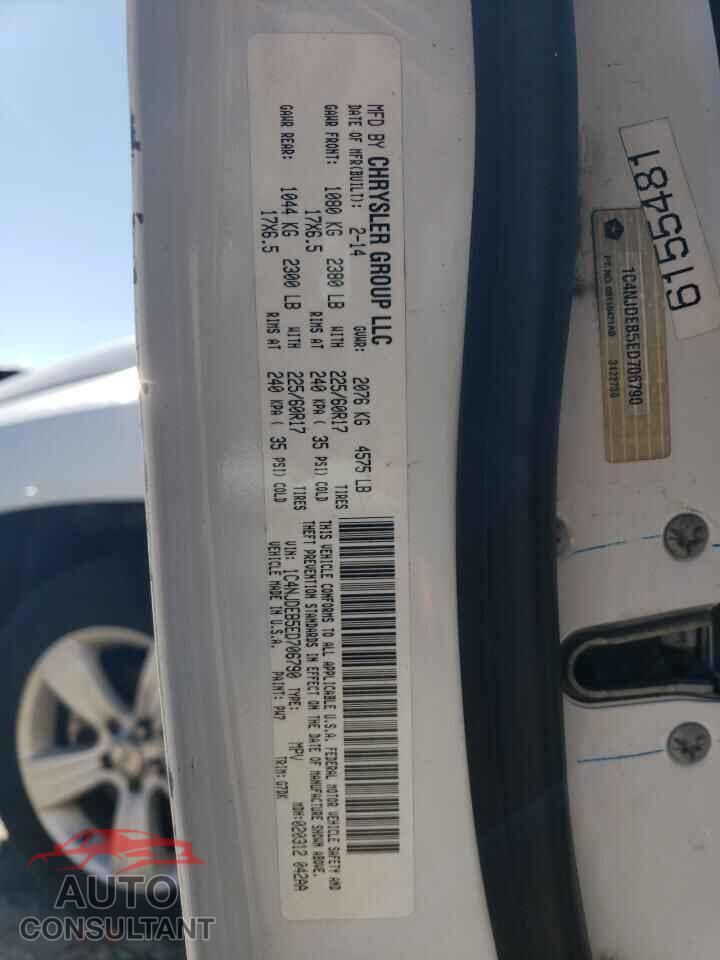 JEEP COMPASS 2014 - 1C4NJDEB5ED706790