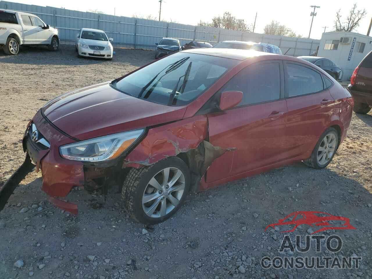 HYUNDAI ACCENT 2014 - KMHCU4AE8EU761678