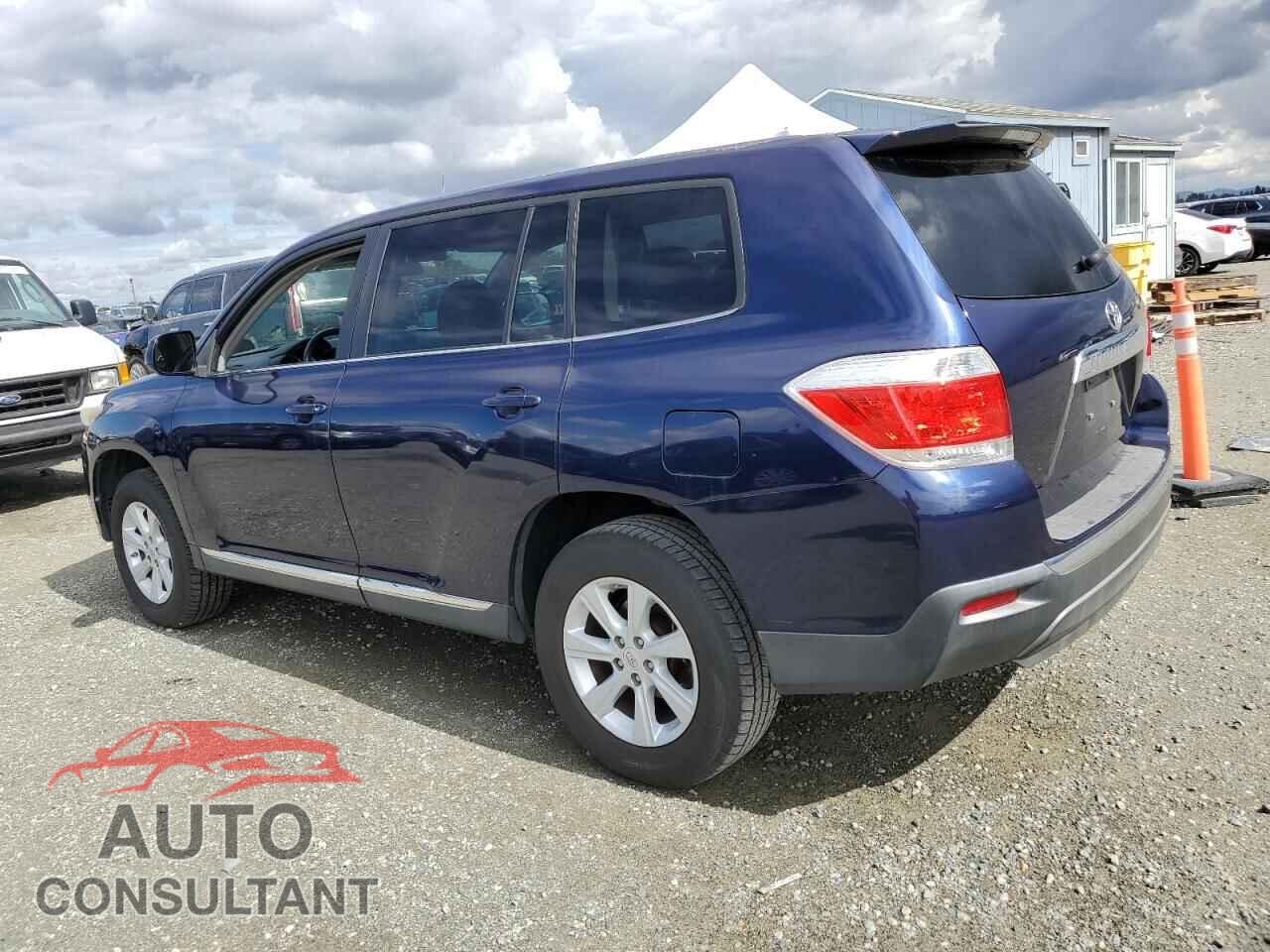 TOYOTA HIGHLANDER 2012 - 5TDZA3EH4CS030821