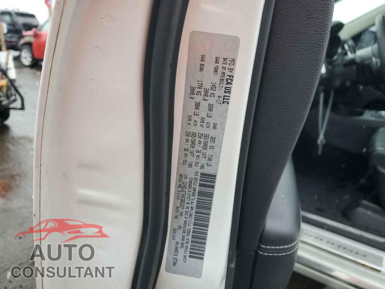 DODGE DURANGO 2017 - 1C4SDJET6HC883327