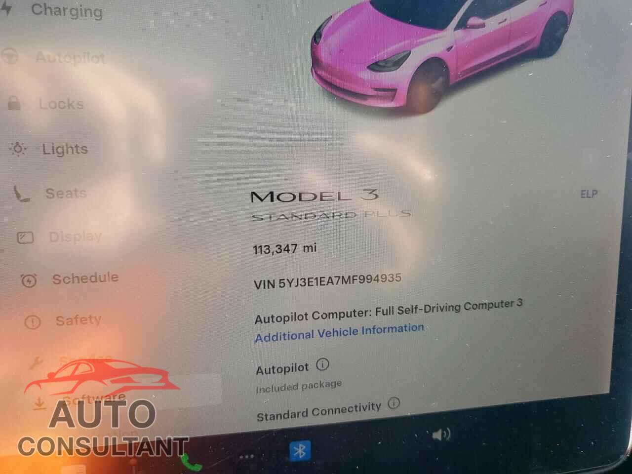 TESLA MODEL 3 2021 - 5YJ3E1EA7MF994935