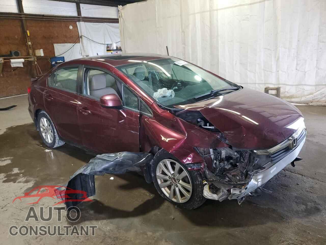 HONDA CIVIC 2012 - 19XFB2F89CE317509