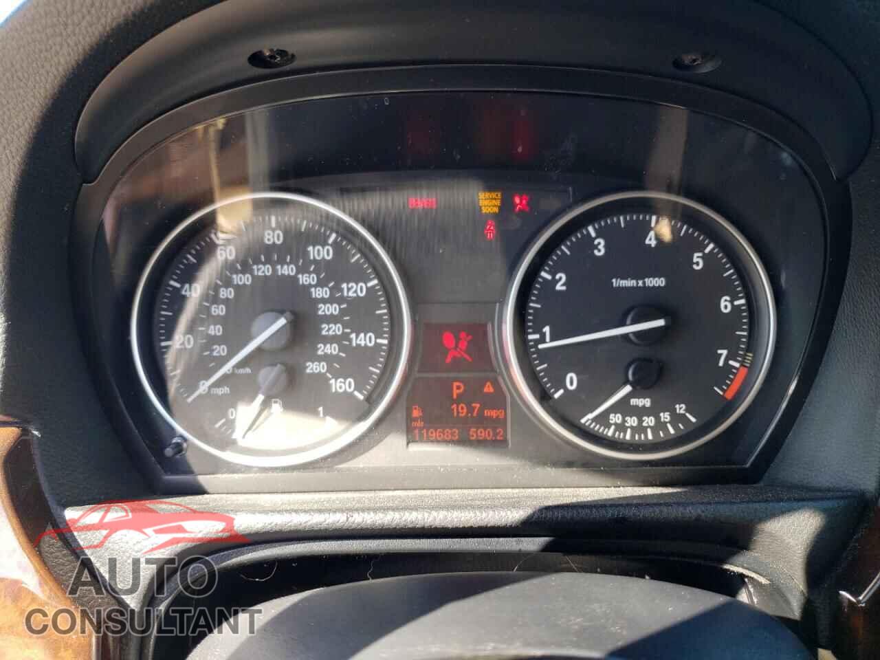 BMW 3 SERIES 2011 - WBAPH5G51BNM74130
