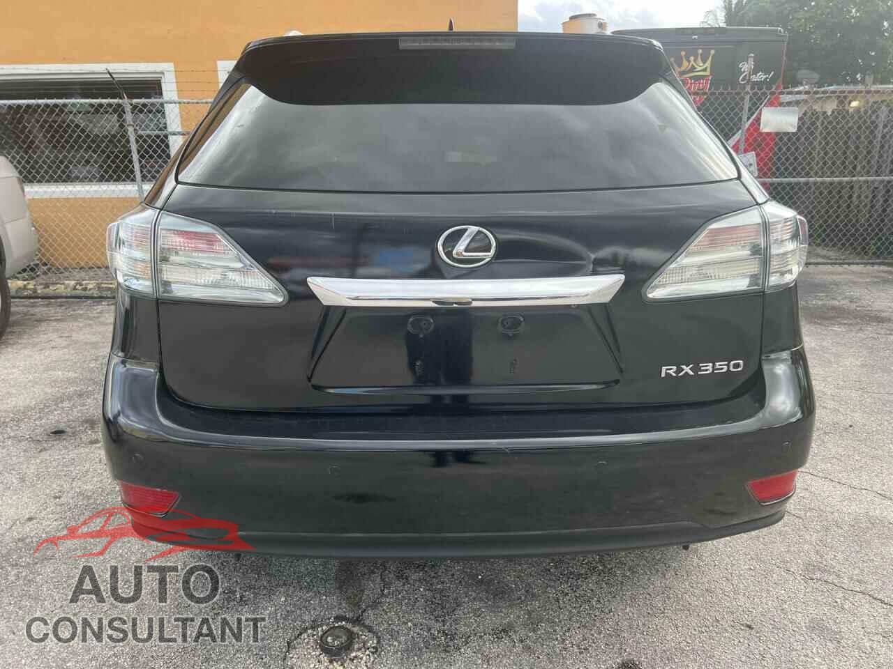 LEXUS RX350 2012 - 2T2BK1BA1CC144502