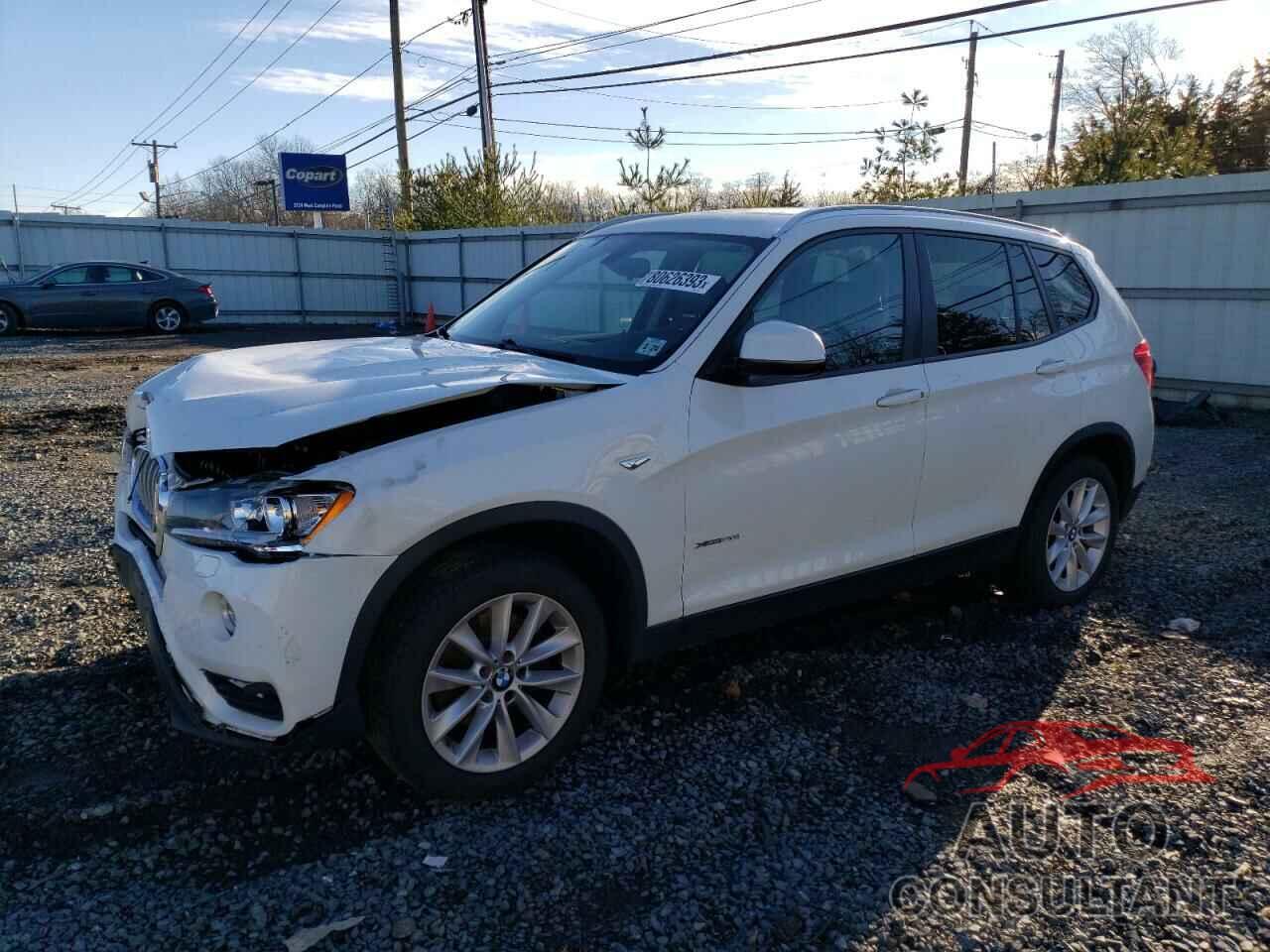 BMW X3 2016 - 5UXWX9C54G0D77136