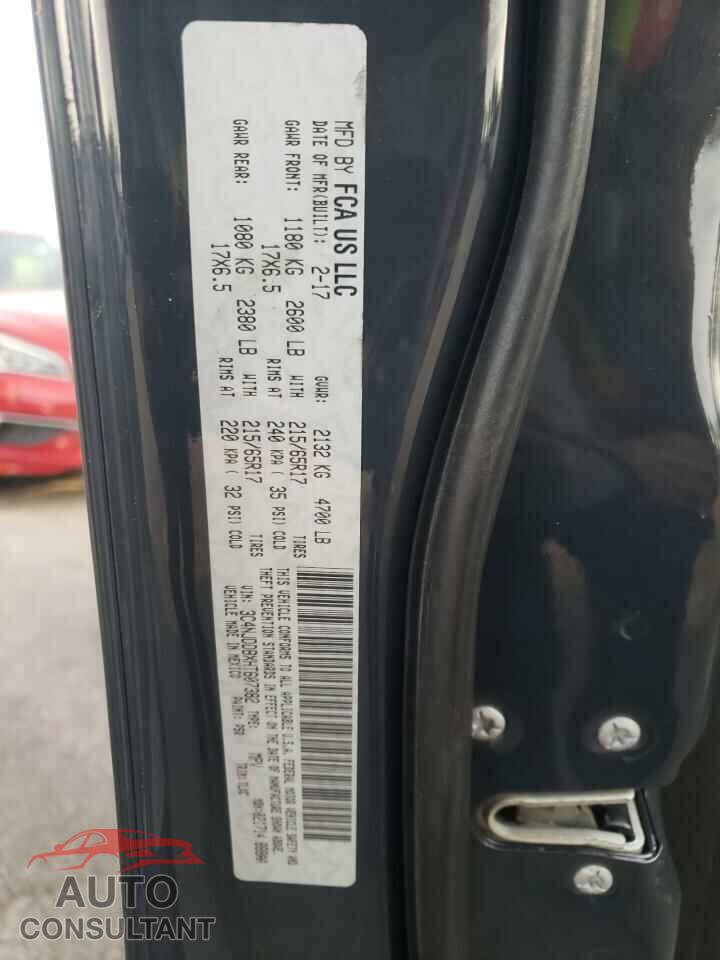 JEEP COMPASS 2017 - 3C4NJDDBXHT607382