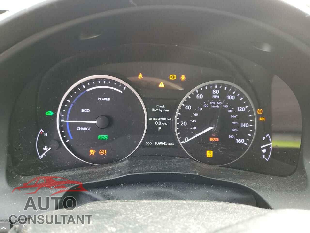LEXUS ES300 2013 - JTHBW1GG8D2008002