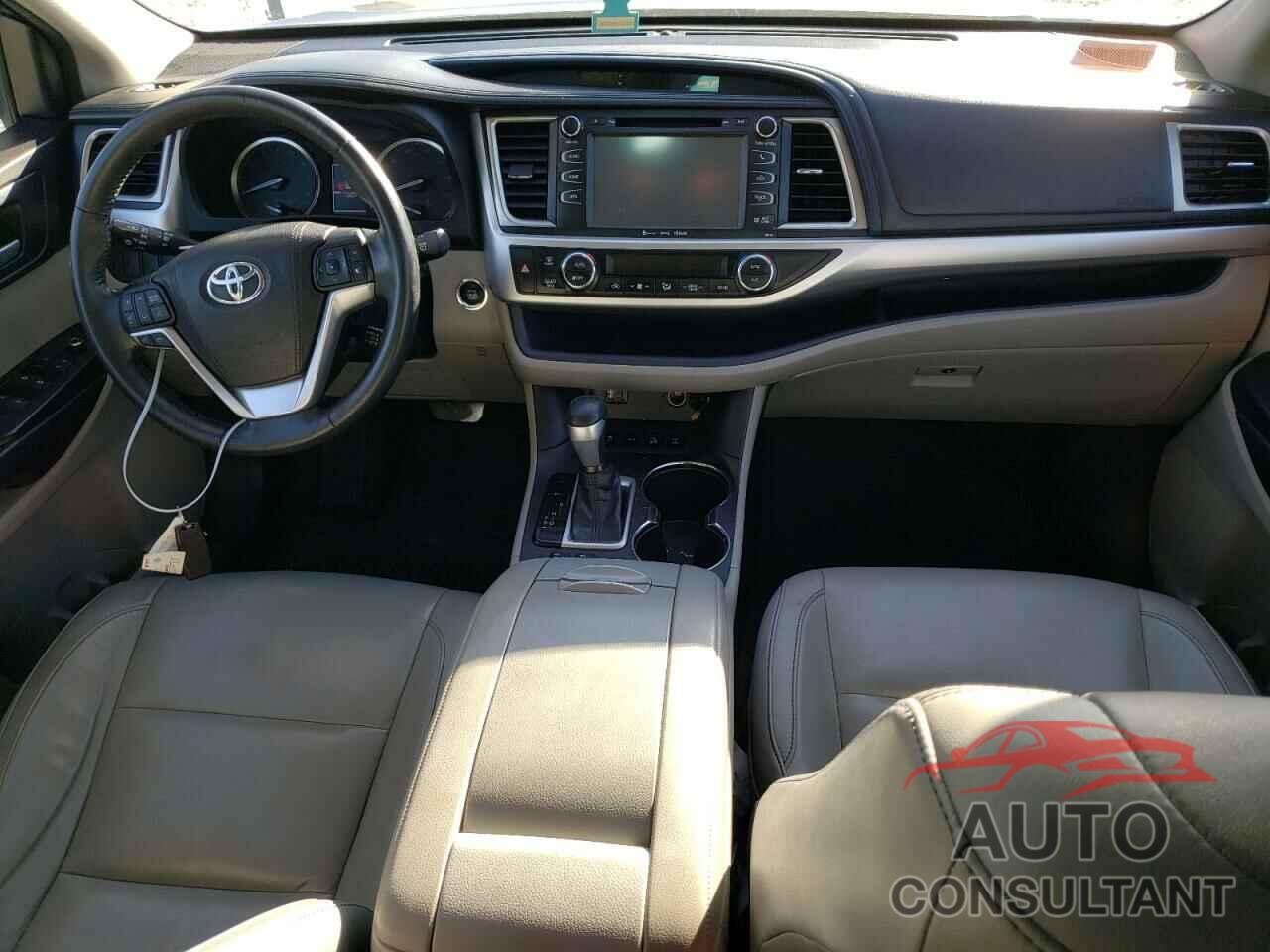 TOYOTA HIGHLANDER 2016 - 5TDJKRFH3GS307847