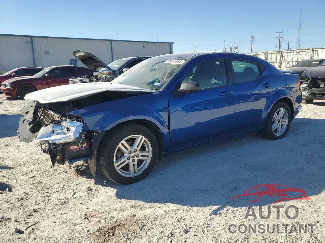 DODGE AVENGER 2013 - 1C3CDZAG6DN582250