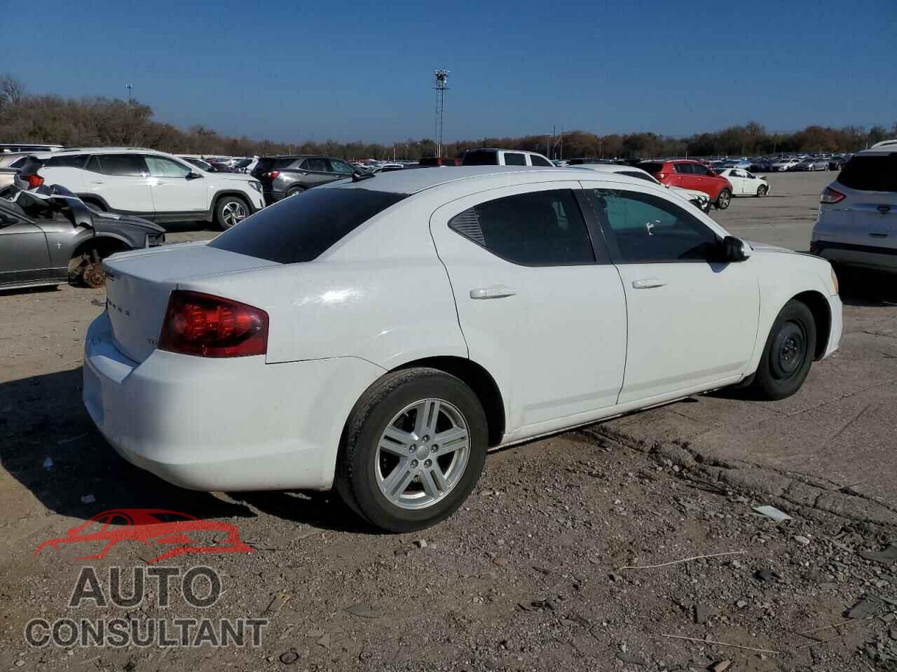 DODGE AVENGER 2012 - 1C3CDZCB4CN190044
