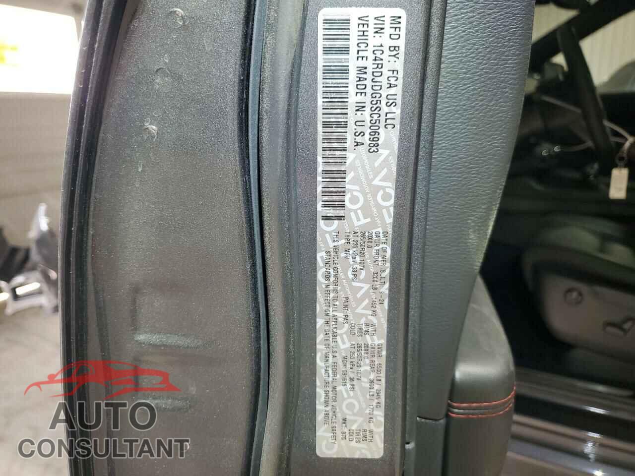 DODGE DURANGO 2025 - 1C4RDJDG5SC506983