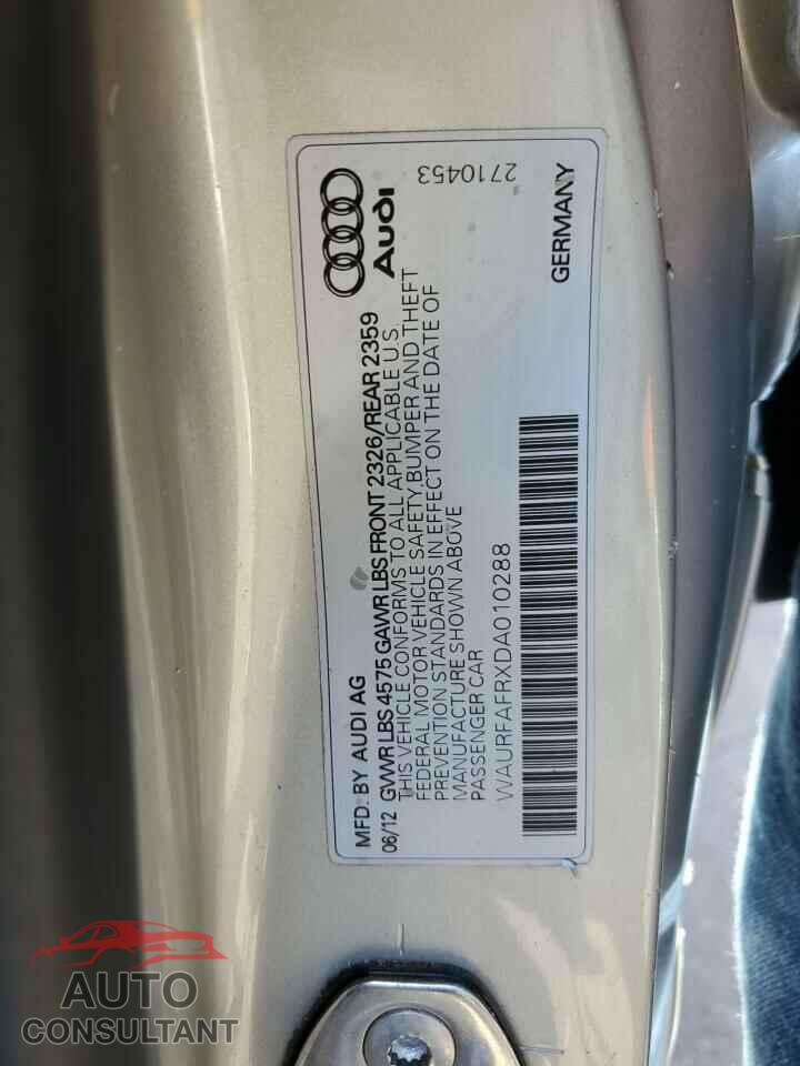 AUDI A5 2013 - WAURFAFRXDA010288