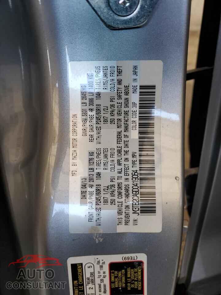 MAZDA CX-9 2013 - JM3TB2CA9D0419064