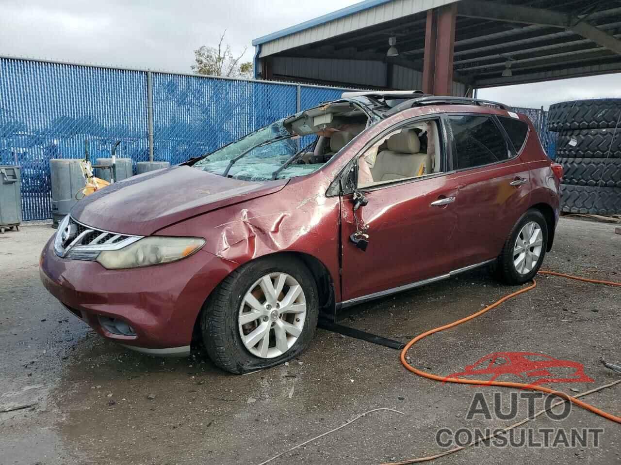 NISSAN MURANO 2012 - JN8AZ1MU6CW118539