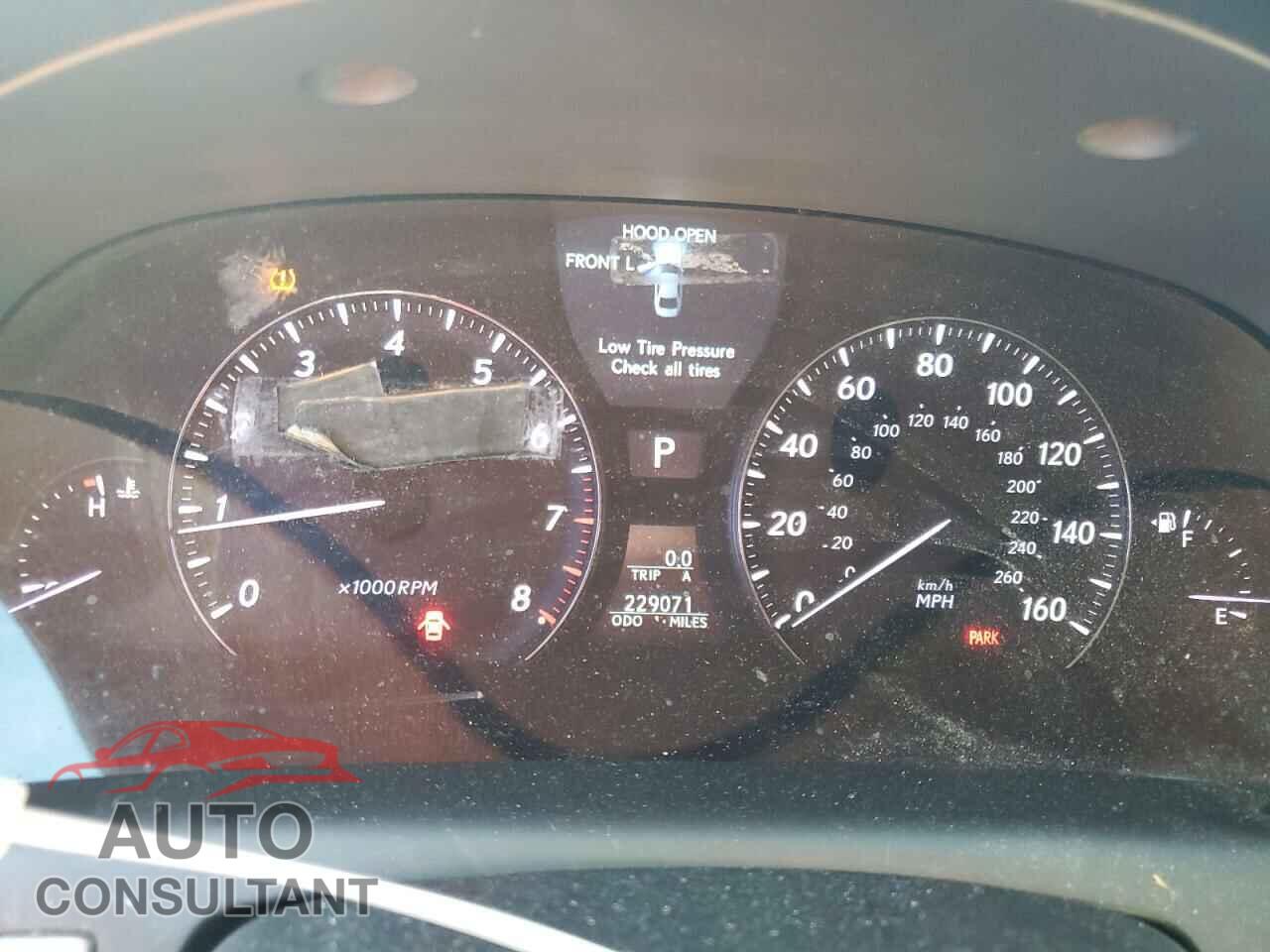 LEXUS LS460 2012 - JTHGL5EF8C5046150