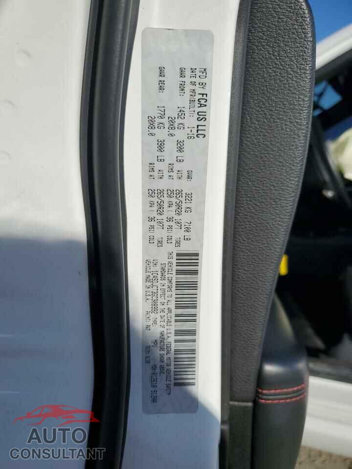 DODGE DURANGO 2016 - 1C4SDJCT3GC308992