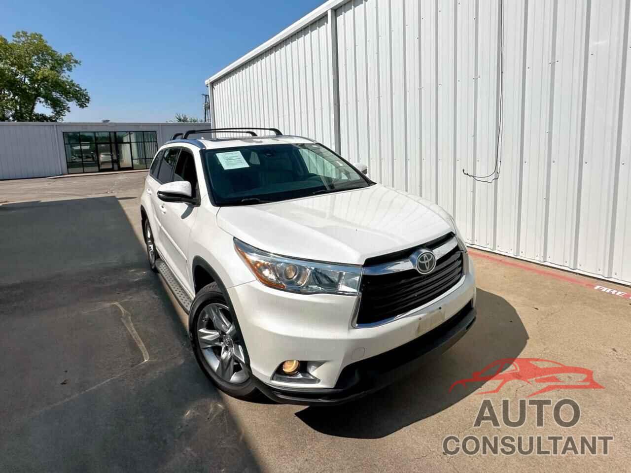 TOYOTA HIGHLANDER 2015 - 5TDDKRFH1FS210089